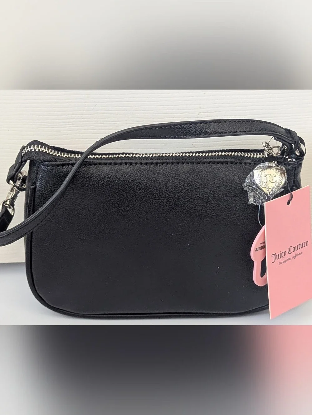 Juicy Couture Couture Girlie Royalty Convertible Wristlet in liquorice black
